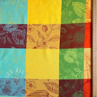 Dekorativno blago FRENCH TABLE CLOTH JACQUARD Cabosse allover summer