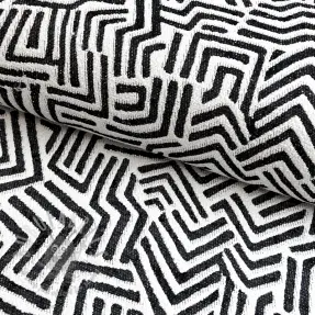 Dekorativno blago jacquard Mesopotamie allover graphite