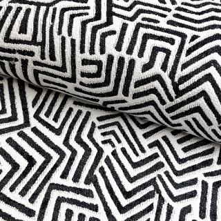 Dekorativno blago jacquard Mesopotamie allover graphite