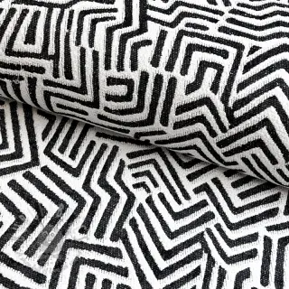 Dekorativno blago jacquard Mesopotamie allover graphite