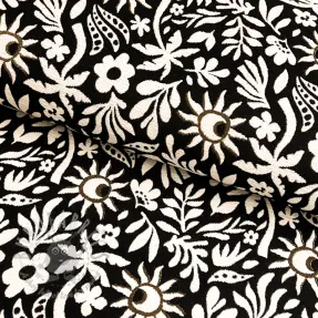 Dekorativno blago jacquard Sunlight noir