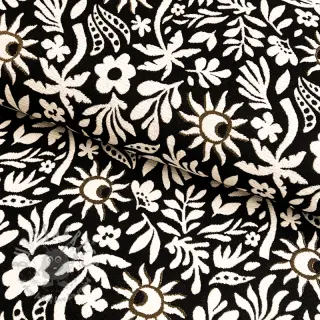 Dekorativno blago jacquard Sunlight noir
