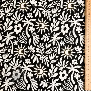 Dekorativno blago jacquard Sunlight noir