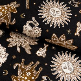 Dekorativno blago jacquard Pygmalion noir