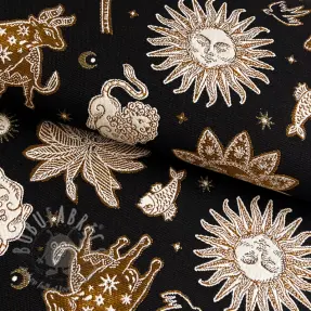 Dekorativno blago jacquard Pygmalion noir