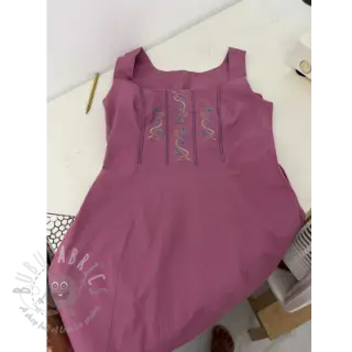 Bombažni poplin mauve