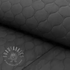 Prešita tkanina Round black