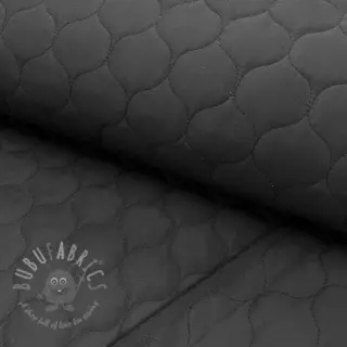 Prešita tkanina Round black