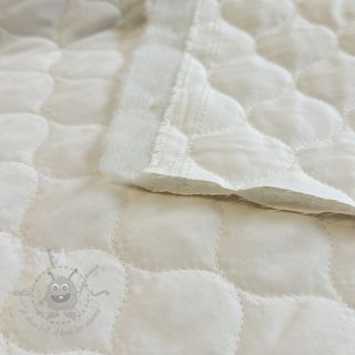 Prešita tkanina Round ecru