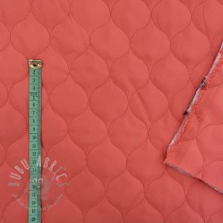 Prešita tkanina Round coral