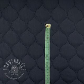 Prešita tkanina Round navy