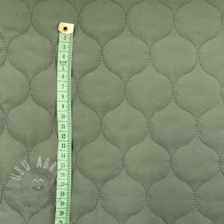 Prešita tkanina Round sage