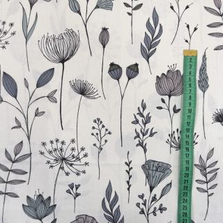 Dekorativno blago premium Hand Drawn Flowers
