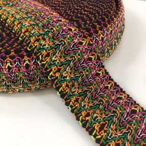 Elastika gladka 5 cm Ibiza fuchsia