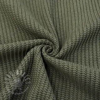 Pletenina BIG KNIT camo green