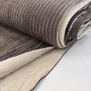 Žamet Cofur fleece dark brown