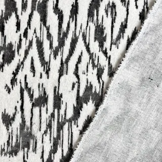 Pletenina jacquard Comfy Blurry Ikat grey
