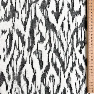 Pletenina jacquard Comfy Blurry Ikat grey