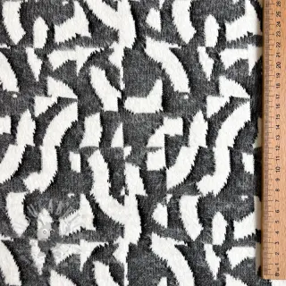 Pletenina jacquard Comfy Collage shapes grey