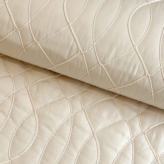 Prešita tkanina Cord off white