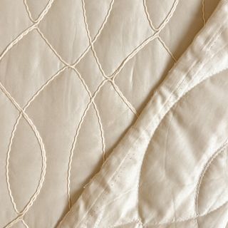 Prešita tkanina Cord off white