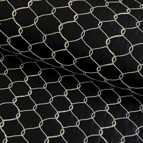 Prešita tkanina Cord black