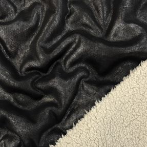 Plaščevina Vintage Glammy Teddy Lammy black