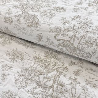 Dekorativno blago jacquard MACASSAR alover lin