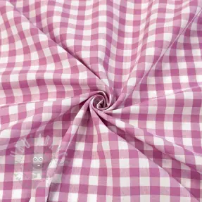 Bombažna tkanina Check pink