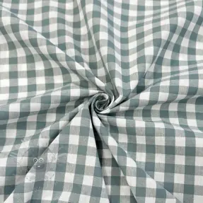 Bombažna tkanina Check teal