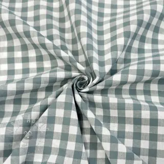 Bombažna tkanina Check teal