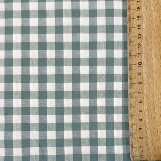 Bombažna tkanina Check teal
