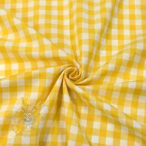 Bombažna tkanina Check yellow