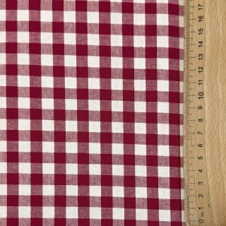 Bombažna tkanina Check berry