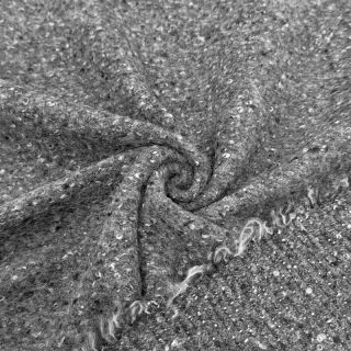 Plaščevina PRATO wool dark grey melange