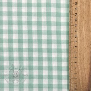 Bombažna tkanina Check mint
