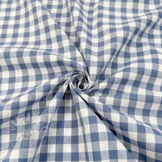 Bombažna tkanina Check blue