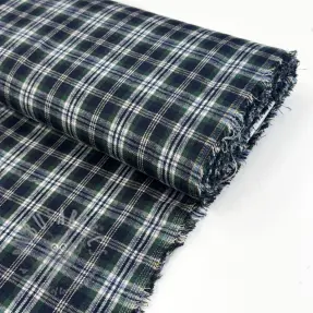 Viscose Scottish Check YARN DYED BRUSHED design B