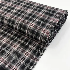 Viscose Scottish Check YARN DYED BRUSHED design A