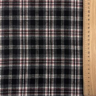 Viscose Scottish Check YARN DYED BRUSHED design A