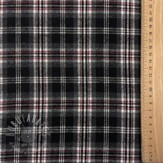 Viscose Scottish Check YARN DYED BRUSHED design A