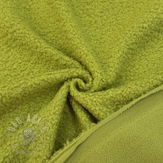 Fleece TEDDY DOUBLE SIDED old lime