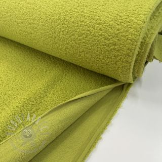 Fleece TEDDY DOUBLE SIDED old lime