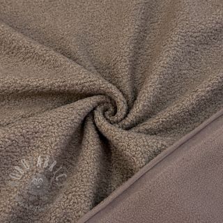 Fleece TEDDY DOUBLE SIDED taupe