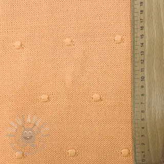 Pletenina BIG KNIT DOT peach