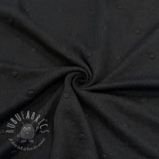 Pletenina BIG KNIT DOT black