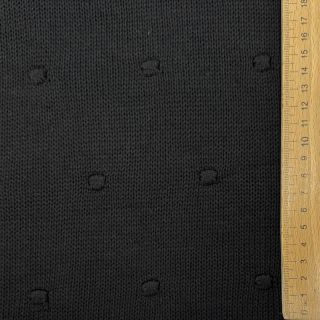 Pletenina BIG KNIT DOT black