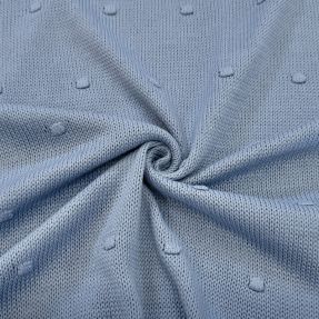 Pletenina BIG KNIT DOT blue