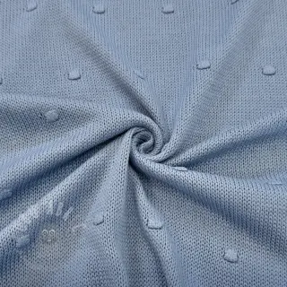Pletenina BIG KNIT DOT blue