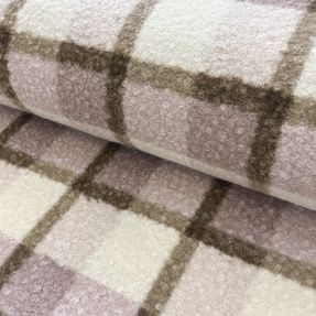Plaščevina Bouclé Squares design C